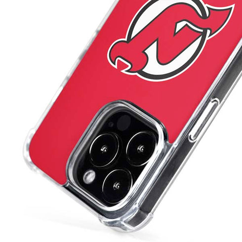 NHL New Jersey Devils Solid Background iPhone 16 Pro MagSafe Case